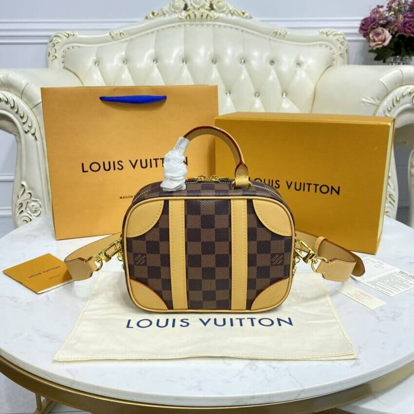 Louis Vuitton Damier Azur Valisette Souple BB N50065