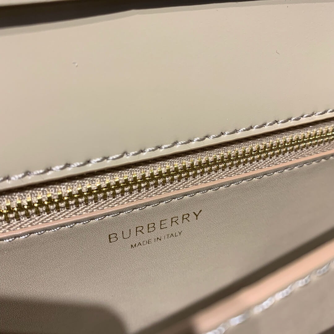 Burberry Small Two-tone Leather TB Bag 80134501