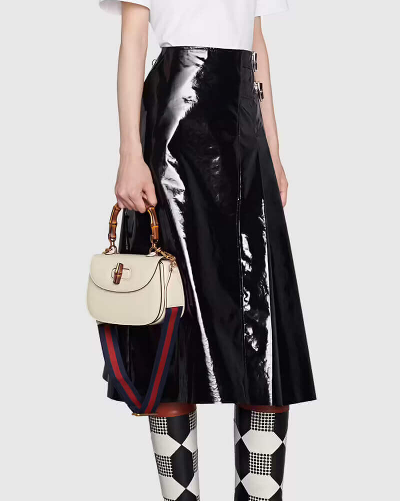 Gucci Small Top Handle Bag with Bamboo 675797