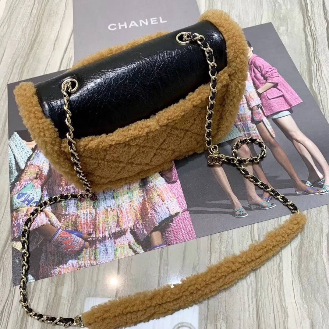Chanel Sheepskin CC Flap Bag AS0321