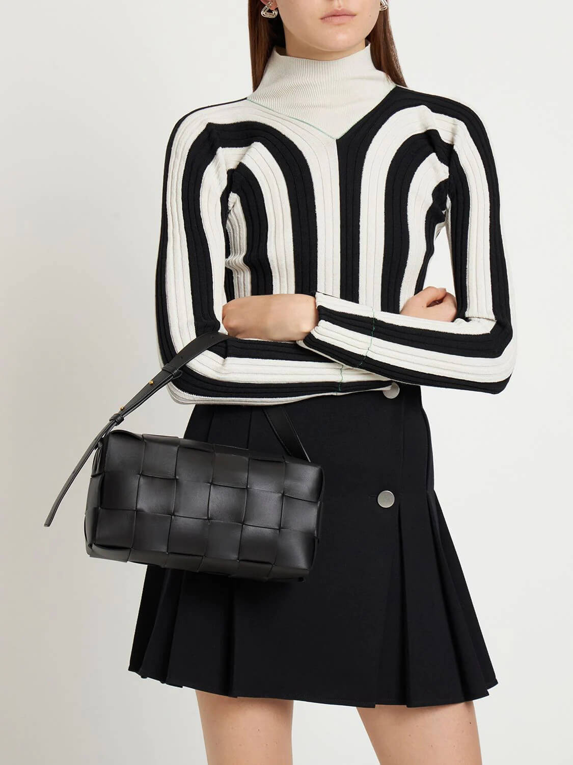 Bottega Veneta Brick Cassette Black