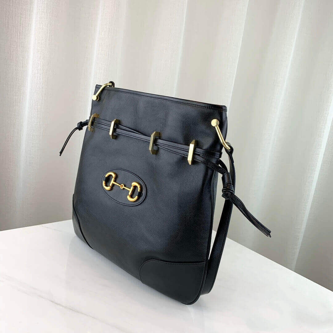 Gucci 1955 Horsebit Tanned Leather Messenger Bag 602089