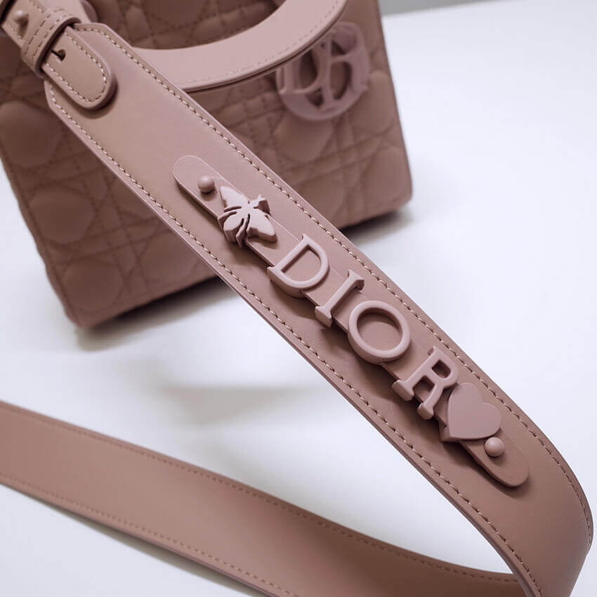 Lady Dior My ABCDior Bag in Ultramatte Cannage Calfskin M0538