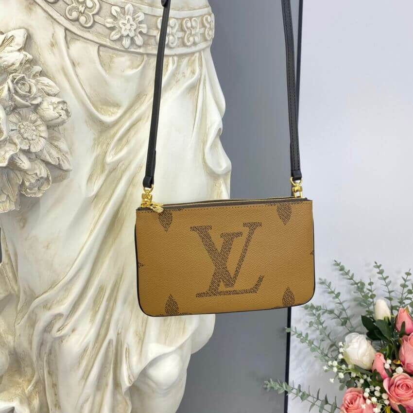 Louis Vuitton Monogram Double Zip Pochette M69203