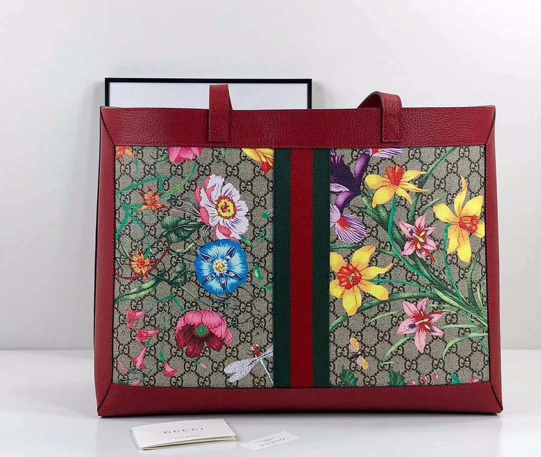 Gucci Ophidia GG Flora Medium Tote 547947