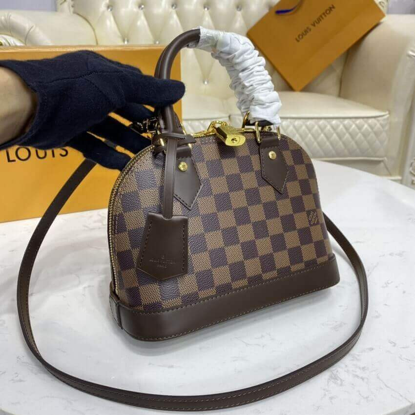 Louis Vuitton Damier Ebene Canvas Alma BB N41221