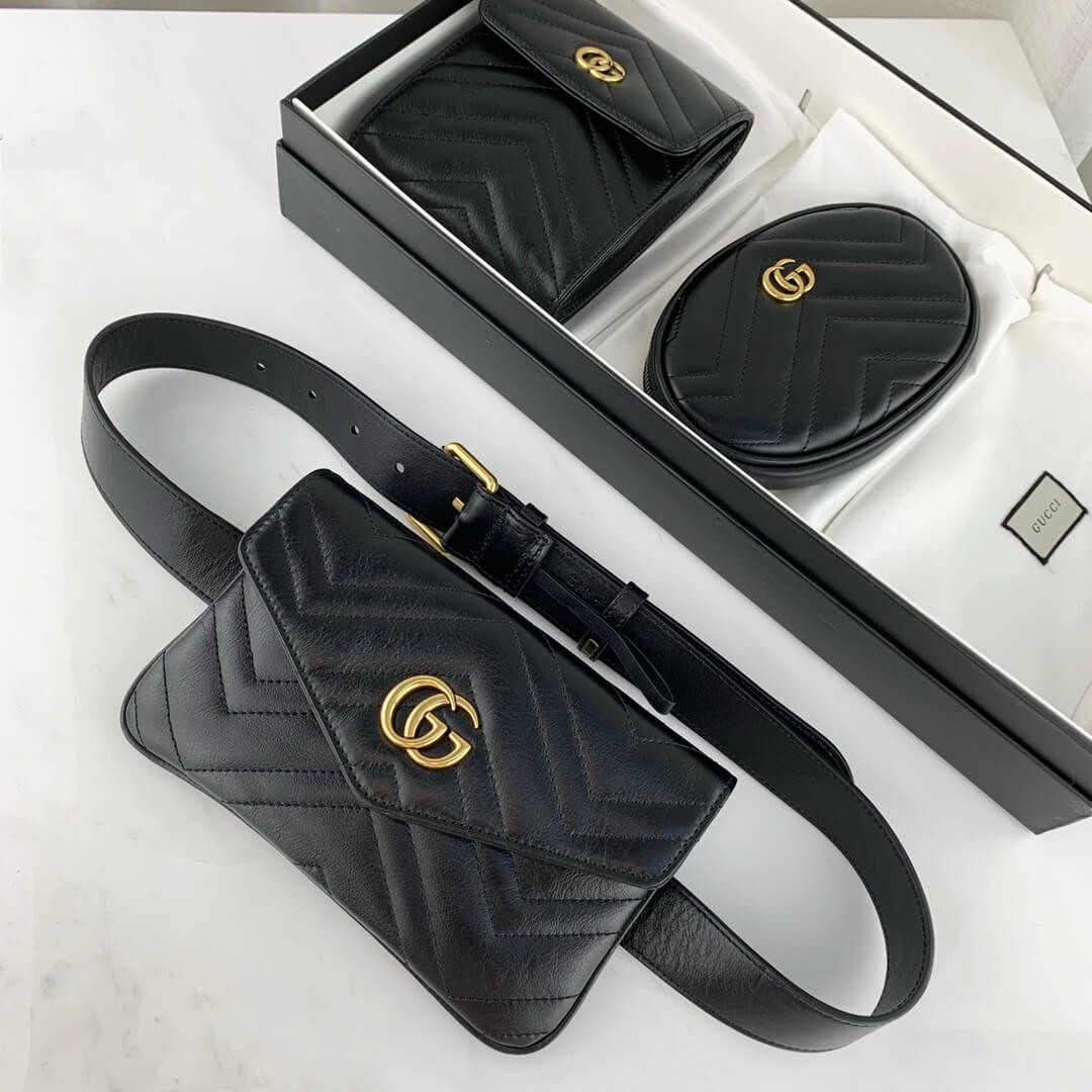 Gucci GG Marmont Matelasse Belt Bag 524597