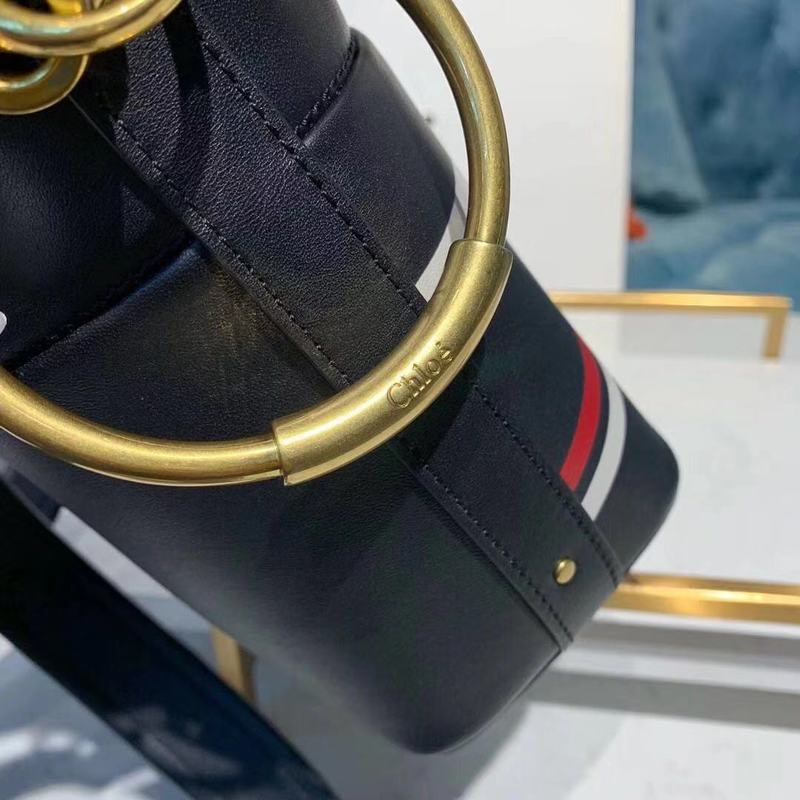 Chloe Roy Mini Smooth Leather Bucket Bag 3S508