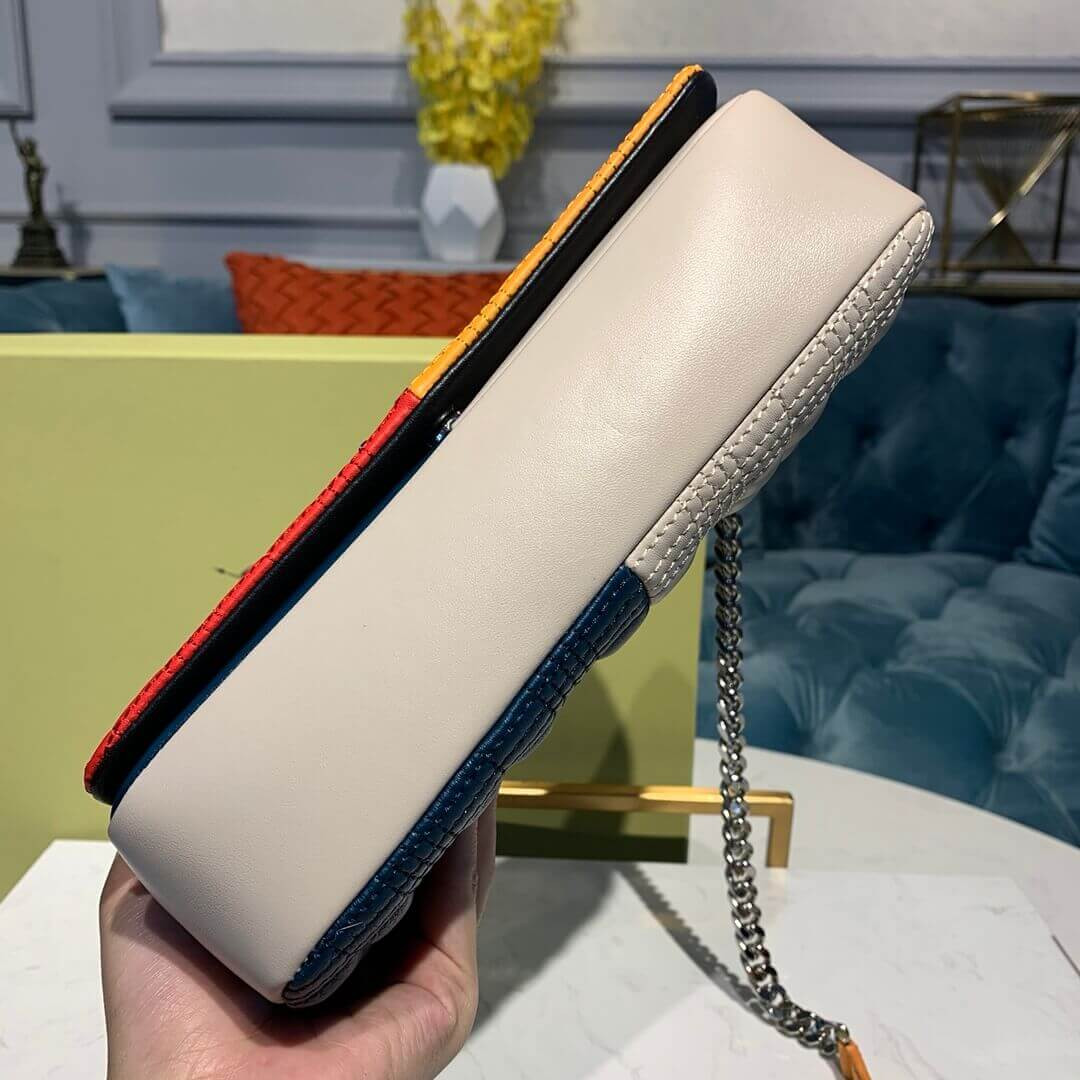 Burberry Small Quilted Colour Block Lambskin Lola Bag 80211551