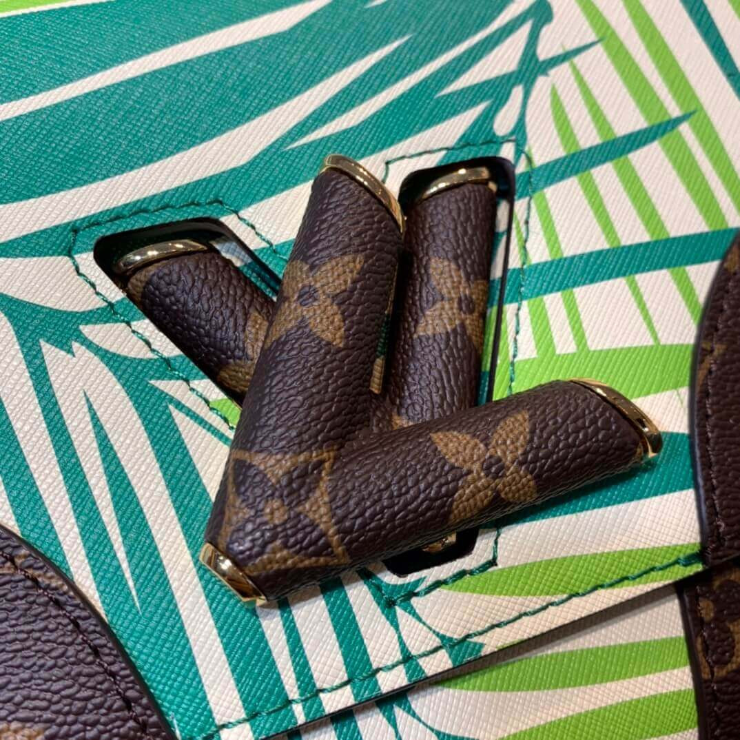 Louis Vuitton Palm Print Twist MM Bag M50282