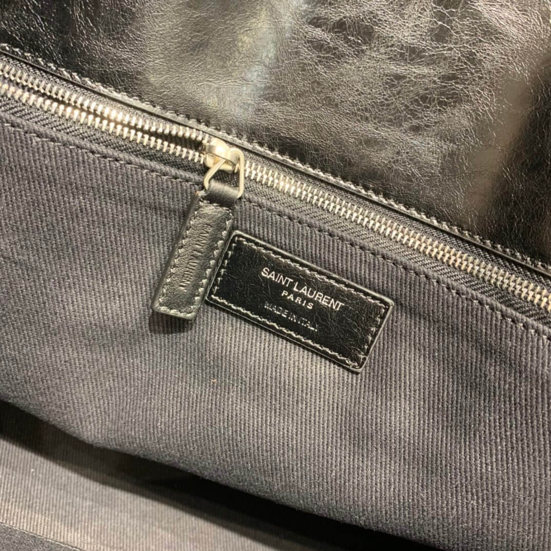 Saint Laurent Sac De Jour Souple 36 Duffle Bag In Moroder Leather 491714