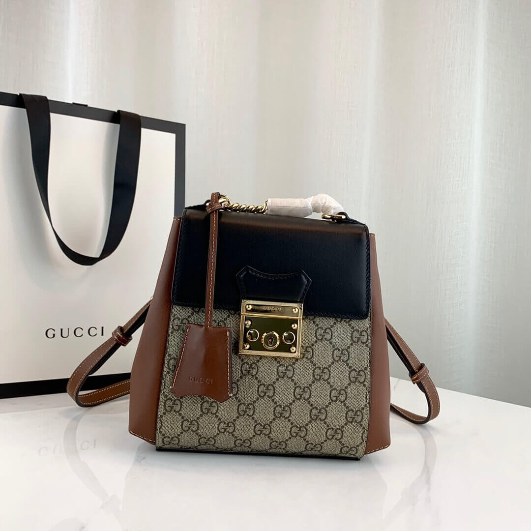 Gucci Padlock GG Supreme Backpack 498194