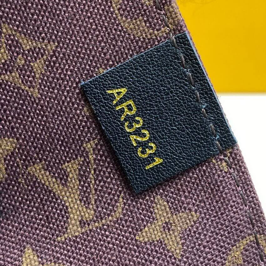 Louis Vuitton Printed Matte Calf Leather Petit Sac Plat M80991