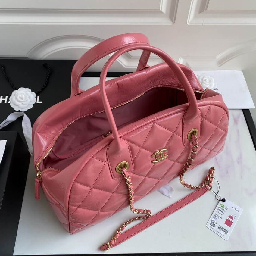 Chanel Calfskin Bowling Bag AS2223