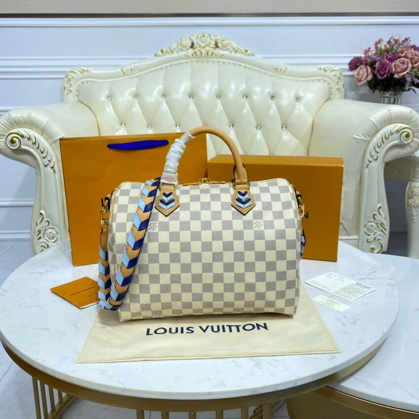 Louis Vuitton Damier Azur Speedy Bandouliere 30 N50054