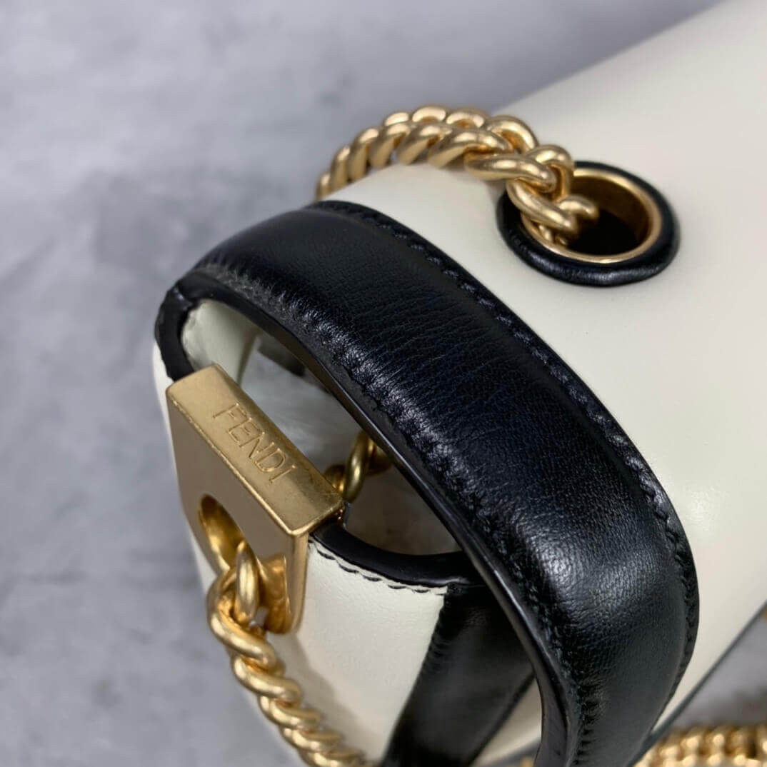 Fendi Baguette Chain Bag In Nappa Leather 8BR783