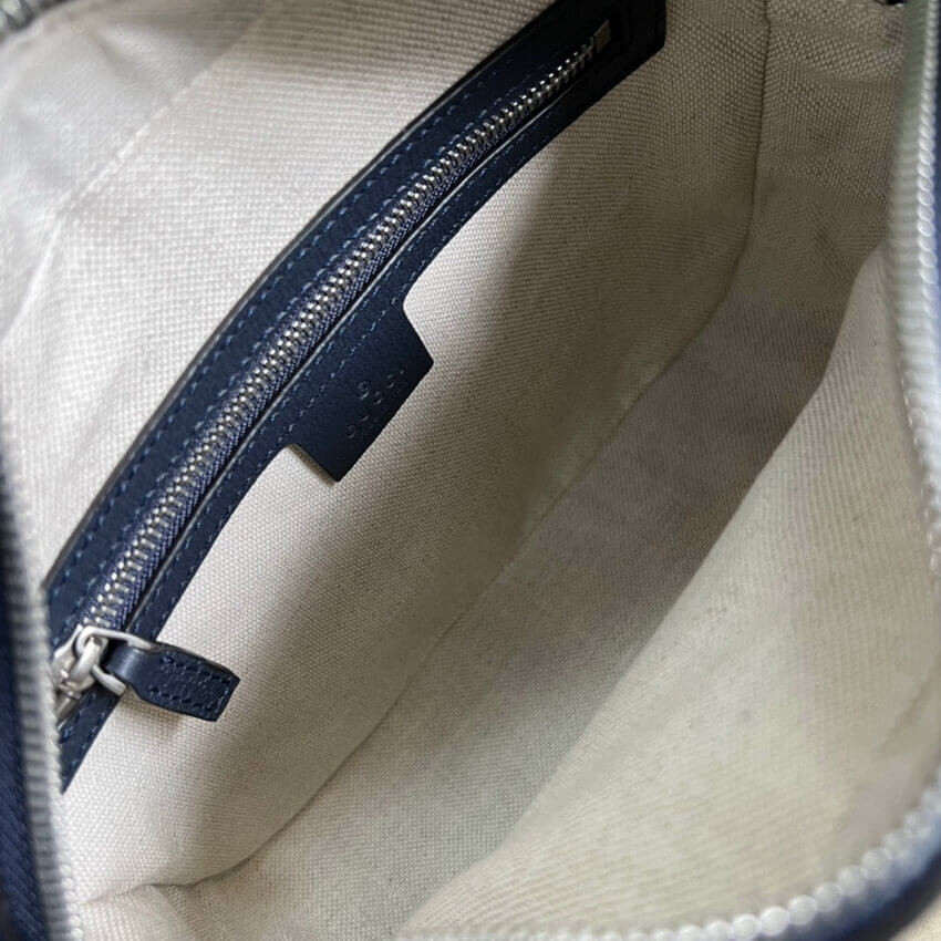 Gucci Horsebit 1955 Small Bag in Blue 645454