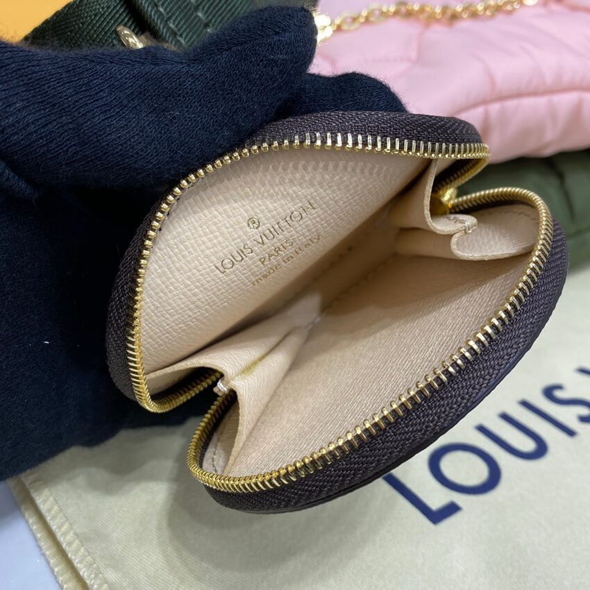 Louis Vuitton Econyl Maxi Multi Pochette Accessoires M58977 Khaki/Beige