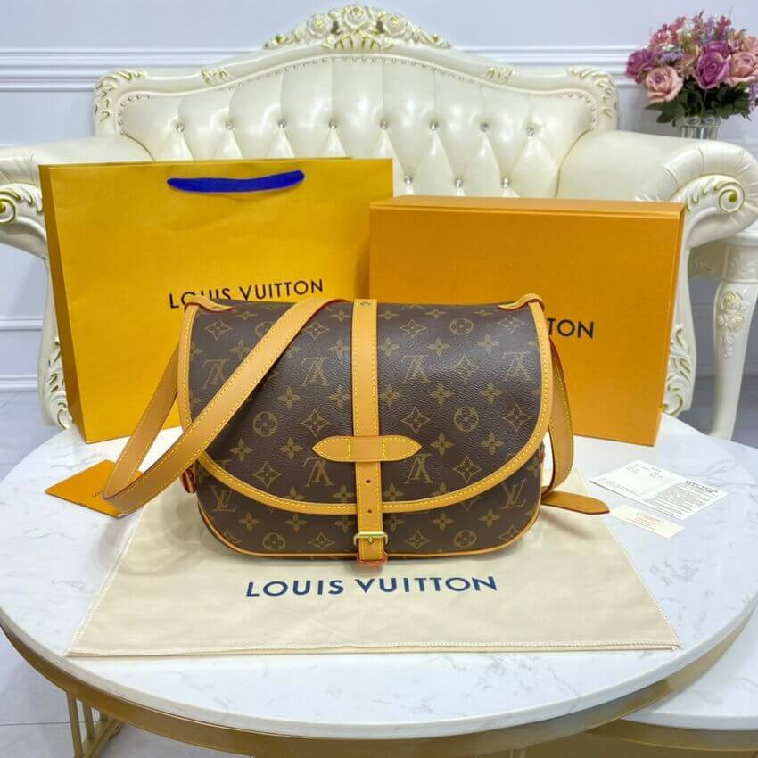 Louis Vuitton Monogram Canvas Saumur MM M42256