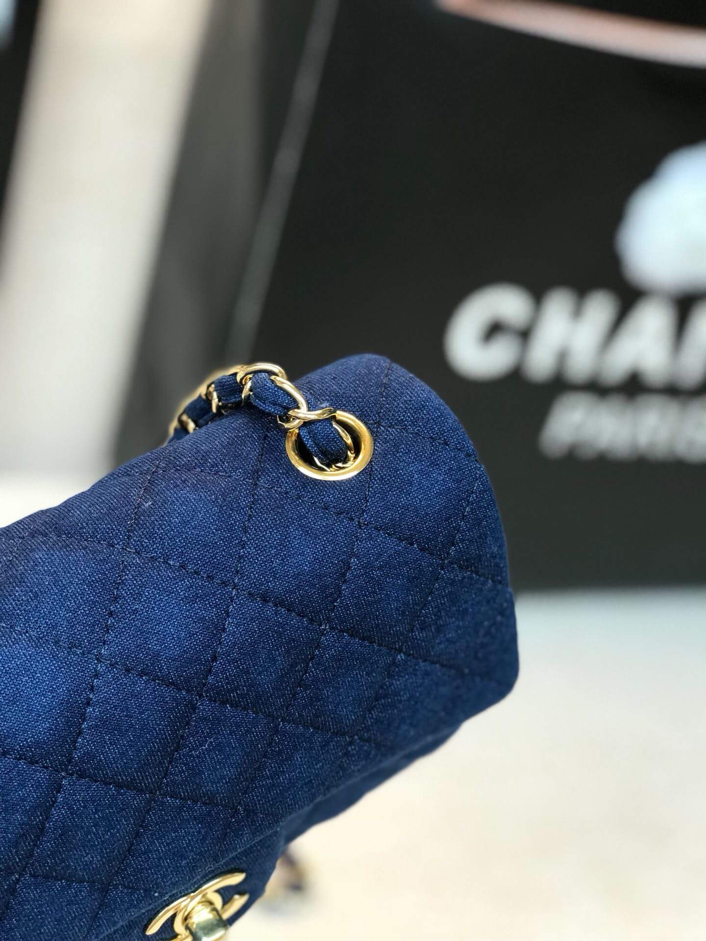 Chanel Jersey Classic Handbag A01112