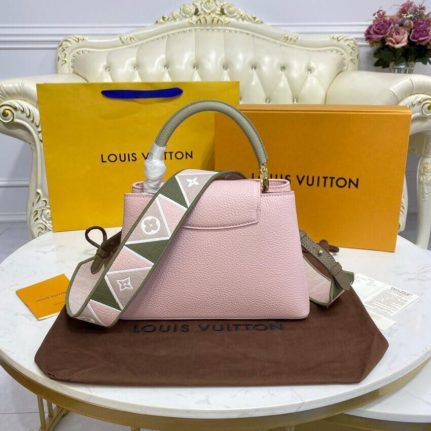 Louis Vuitton Capucines BB M59061 Rose/Beige