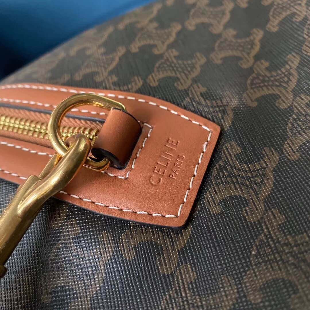 Celine Large Voyage Bag In Triomphe Canvas 191472