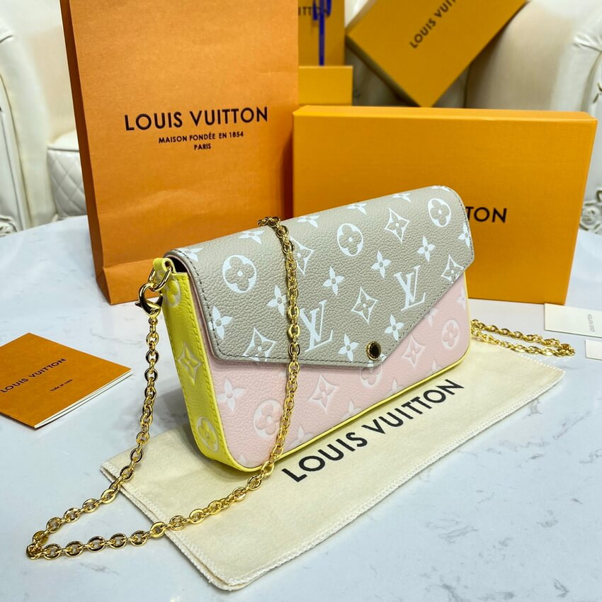 Louis Vuitton Monogram Empreinte Leather Felicie Pochette M81359