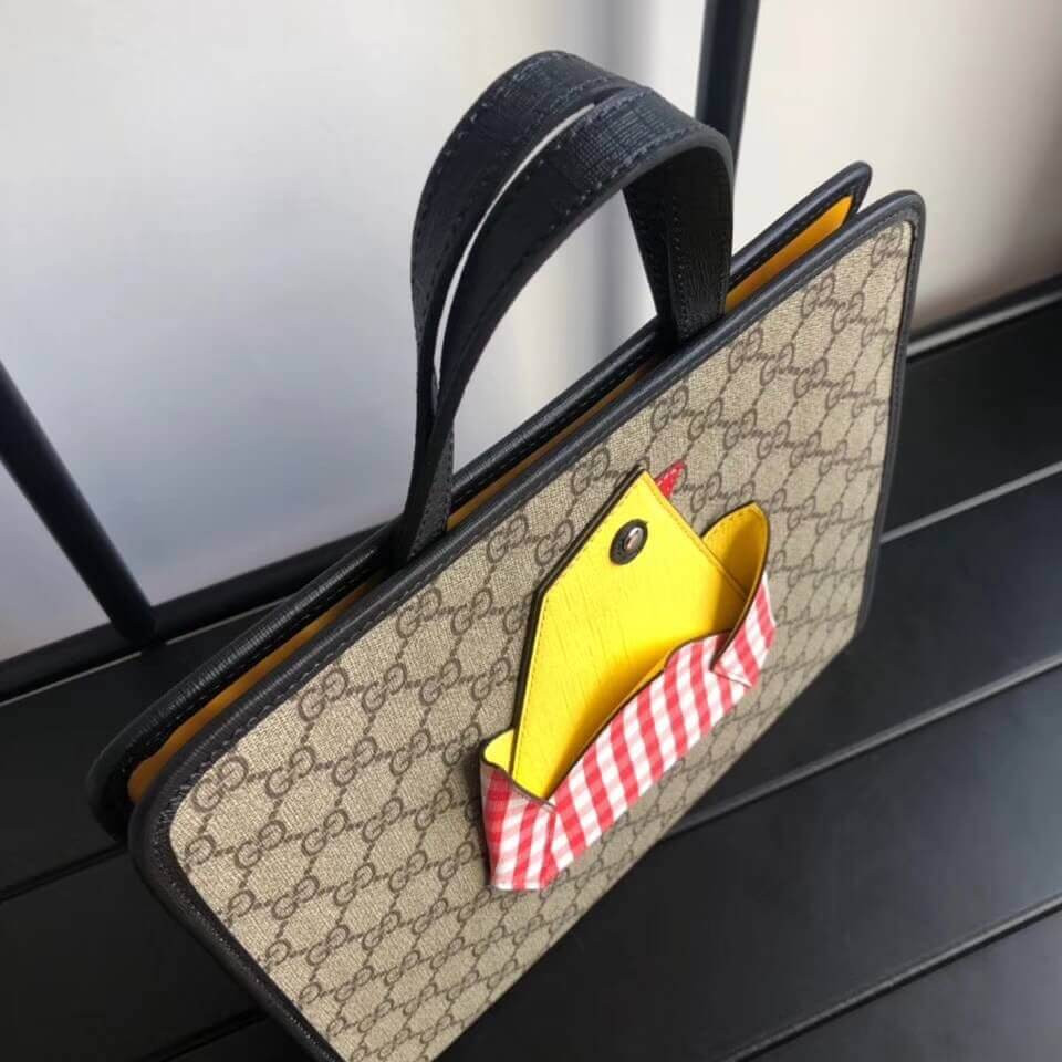 Gucci GG Tote Bag With Chick 606192