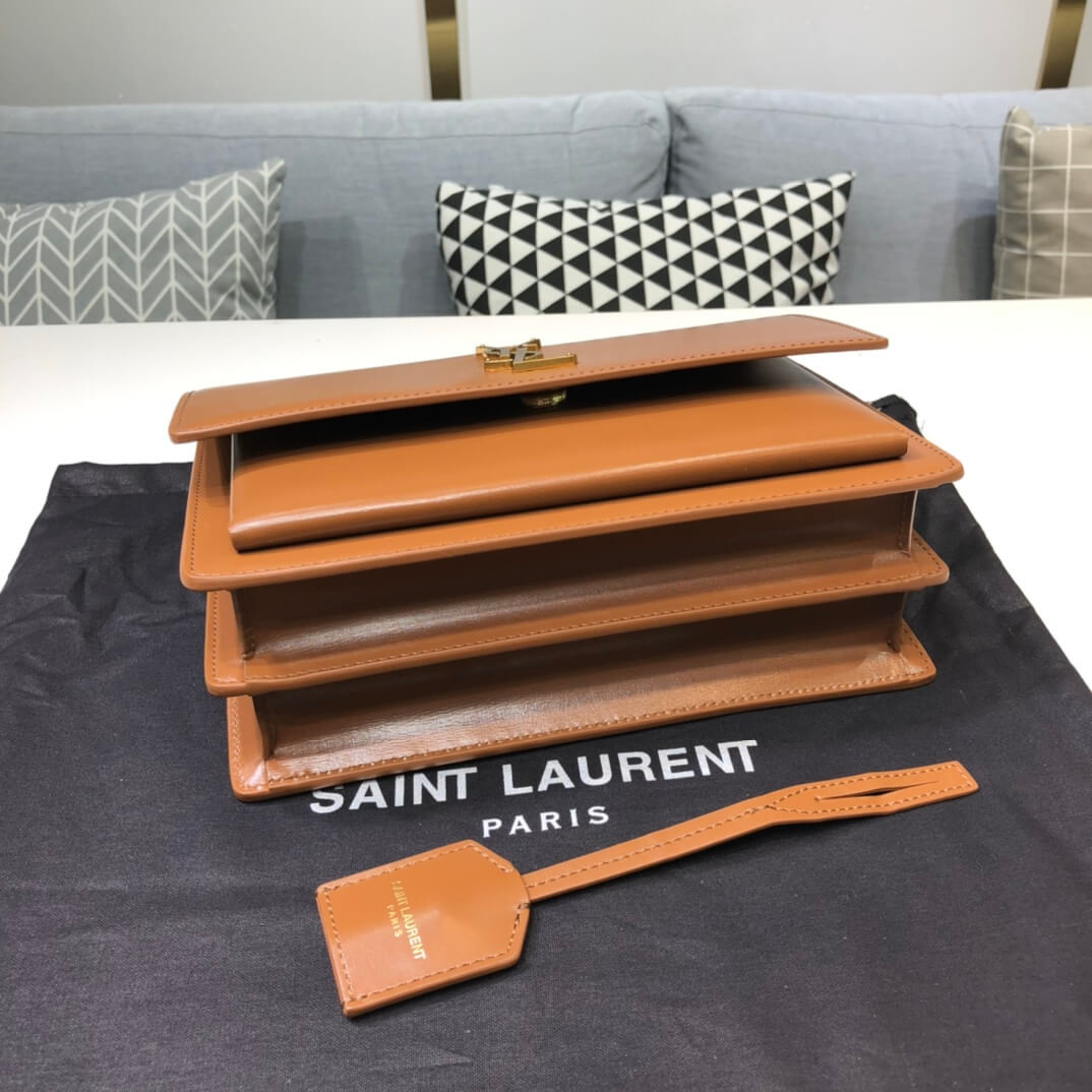 Saint Laurent Sunset Medium In Smooth Leather 442906