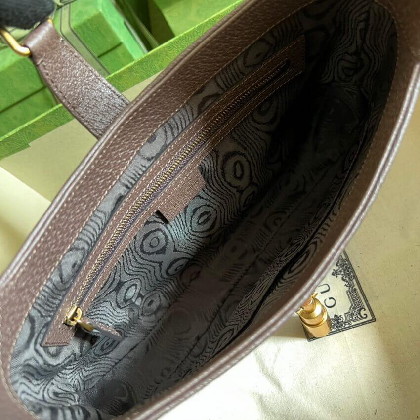 Gucci x Balenciaga Jackie 1961 Small Hobo Bag 680118 Coffee