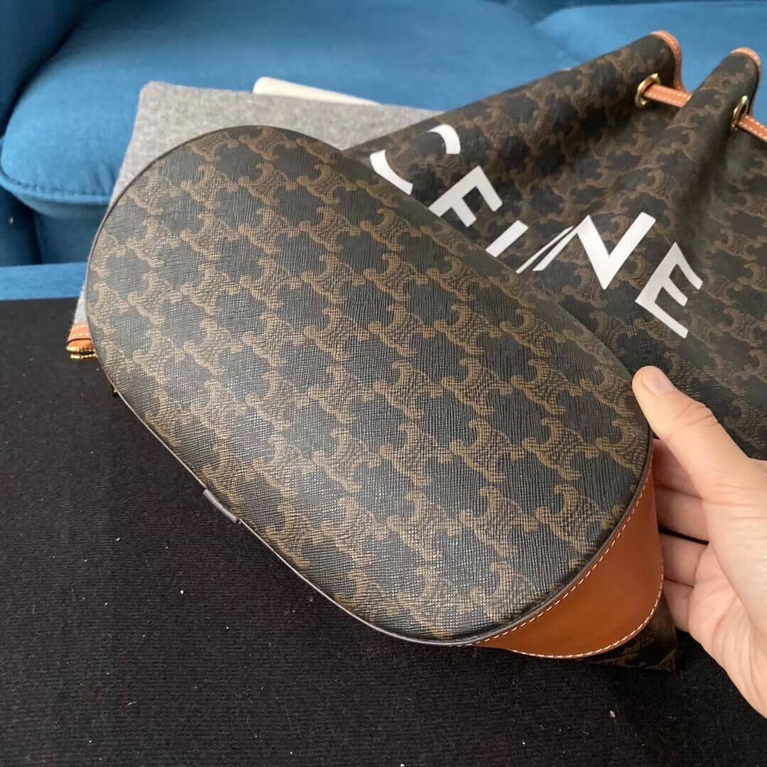 Celine Medium Sailor Bag In Triomphe Canvas 191532