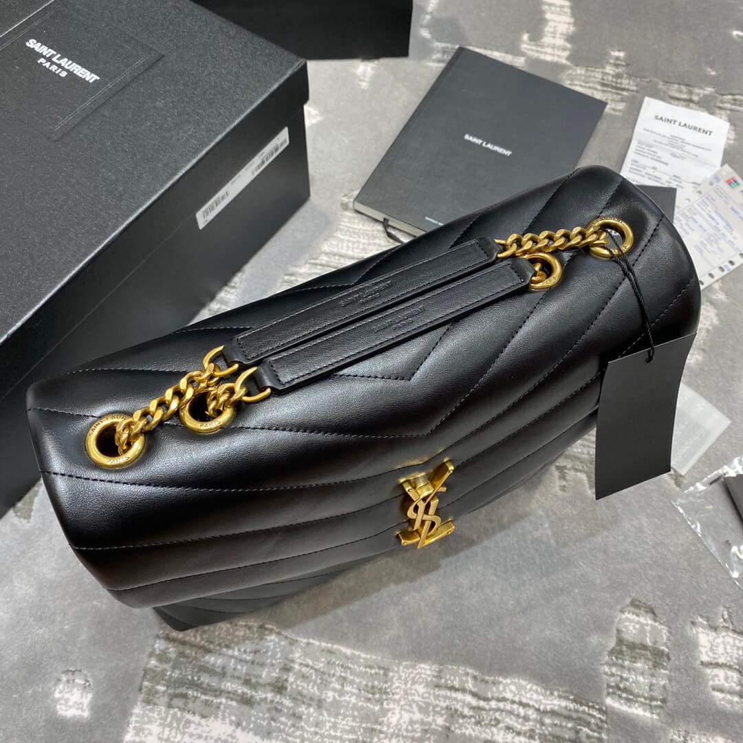 Saint Laurent Loulou Medium In Matelassé “Y” Leather 459749
