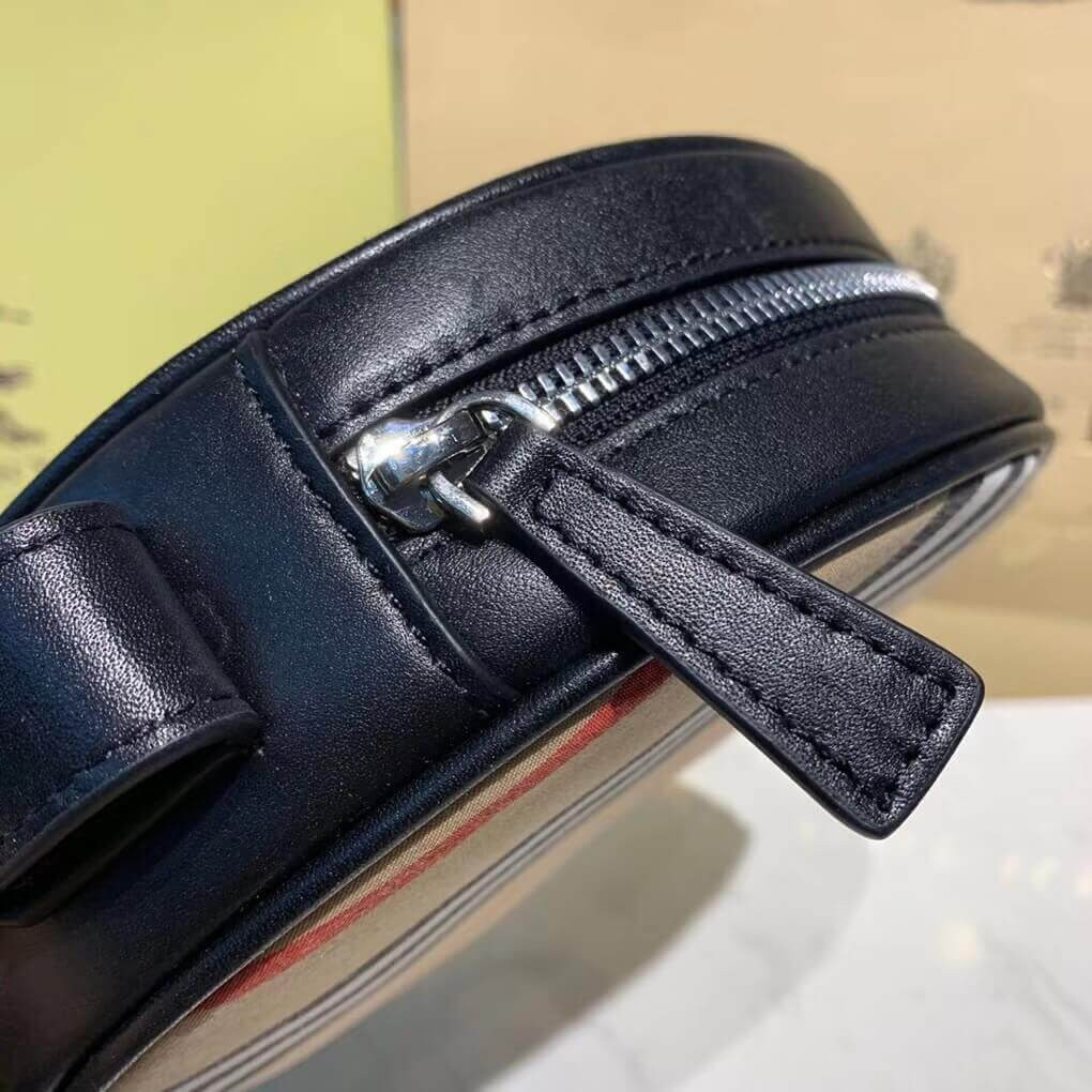 Burberry Icon Stripe Cotton Crossbody Bag 80112291