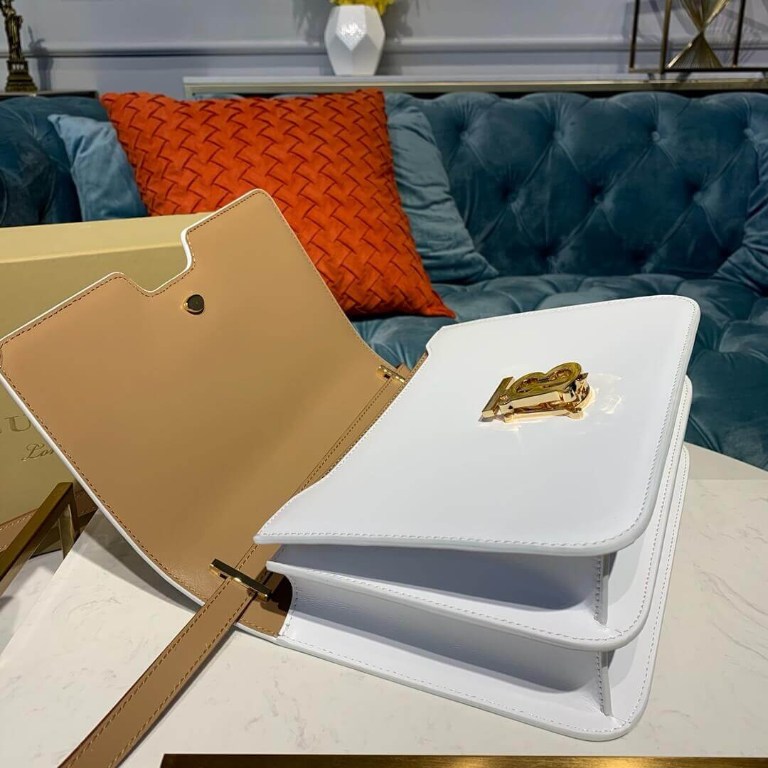 Burberry Medium Two-tone Leather TB Bag 80111991