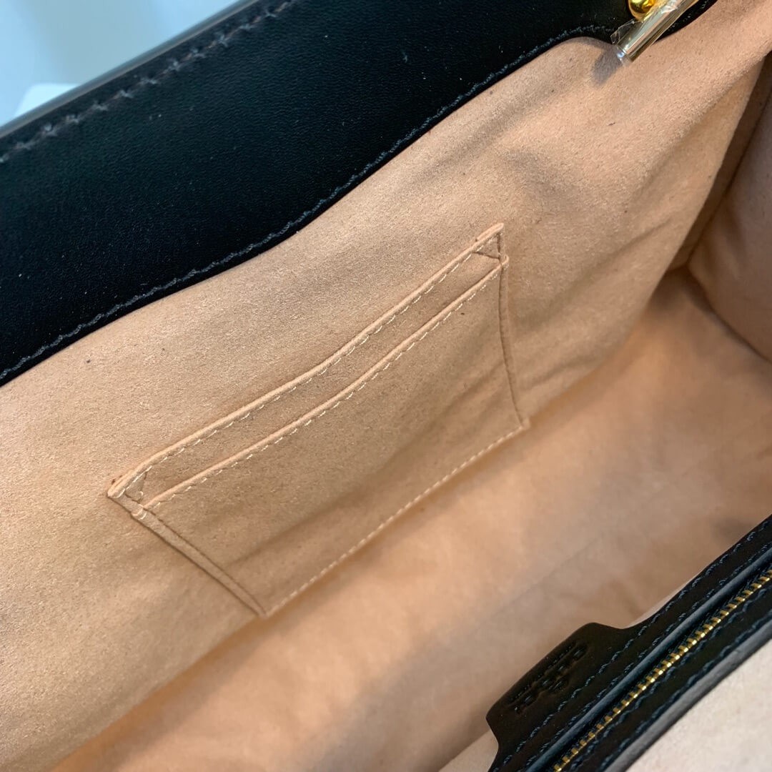 Gucci Padlock GG Supreme Bees Medium Shoulder Bag 479197