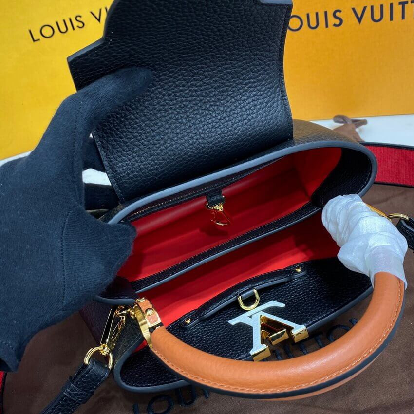 Louis Vuitton Capucines BB M59061 Noir/Rouge