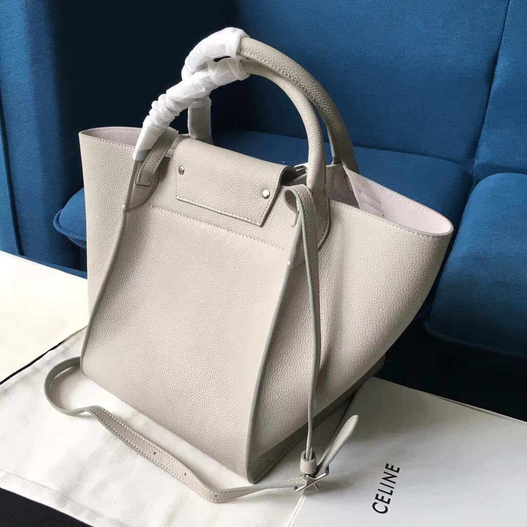 Celine Small Big Bag With Long Strap In Supple Grained Calfskin 189313