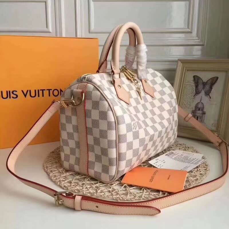 Louis Vuitton Damier Azur Canvas Speedy Bandouliere 25 N41374