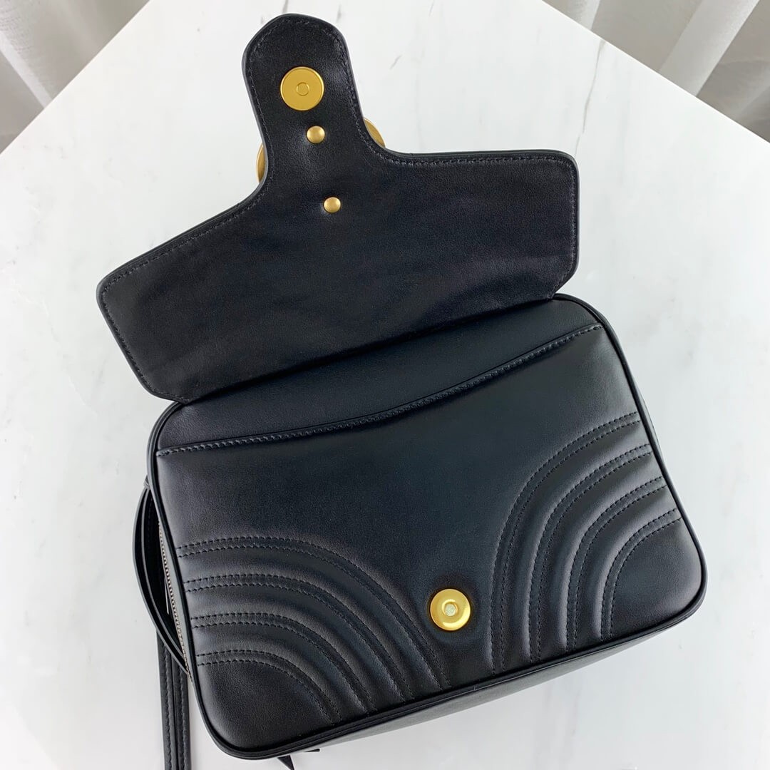 Gucci GG Marmont Matelasse Top Handle Bag 498100