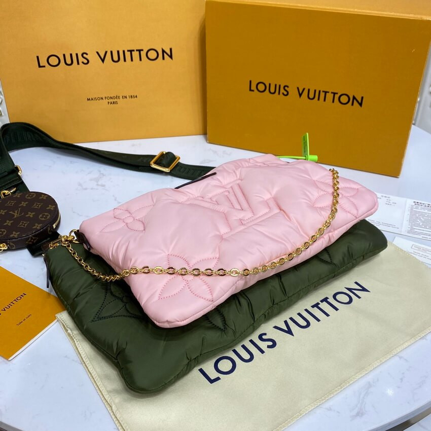 Louis Vuitton Econyl Maxi Multi Pochette Accessoires M58977 Khaki/Beige