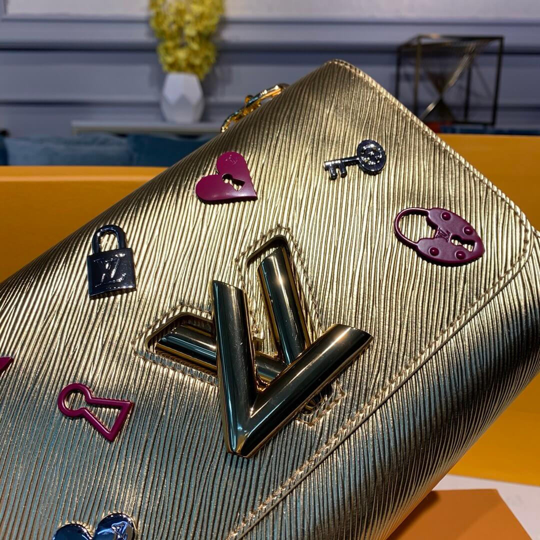 Louis Vuitton Epi Leather Twist MM M52891 Gold