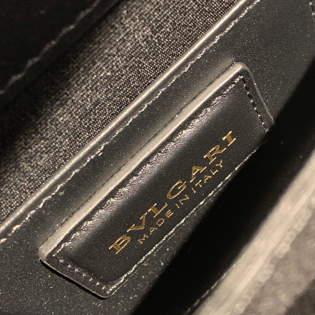 Bvlgari Serpenti Forever Crossbody Top Handle Bag 18cm in Silver Brushed Metallic 35106 284537