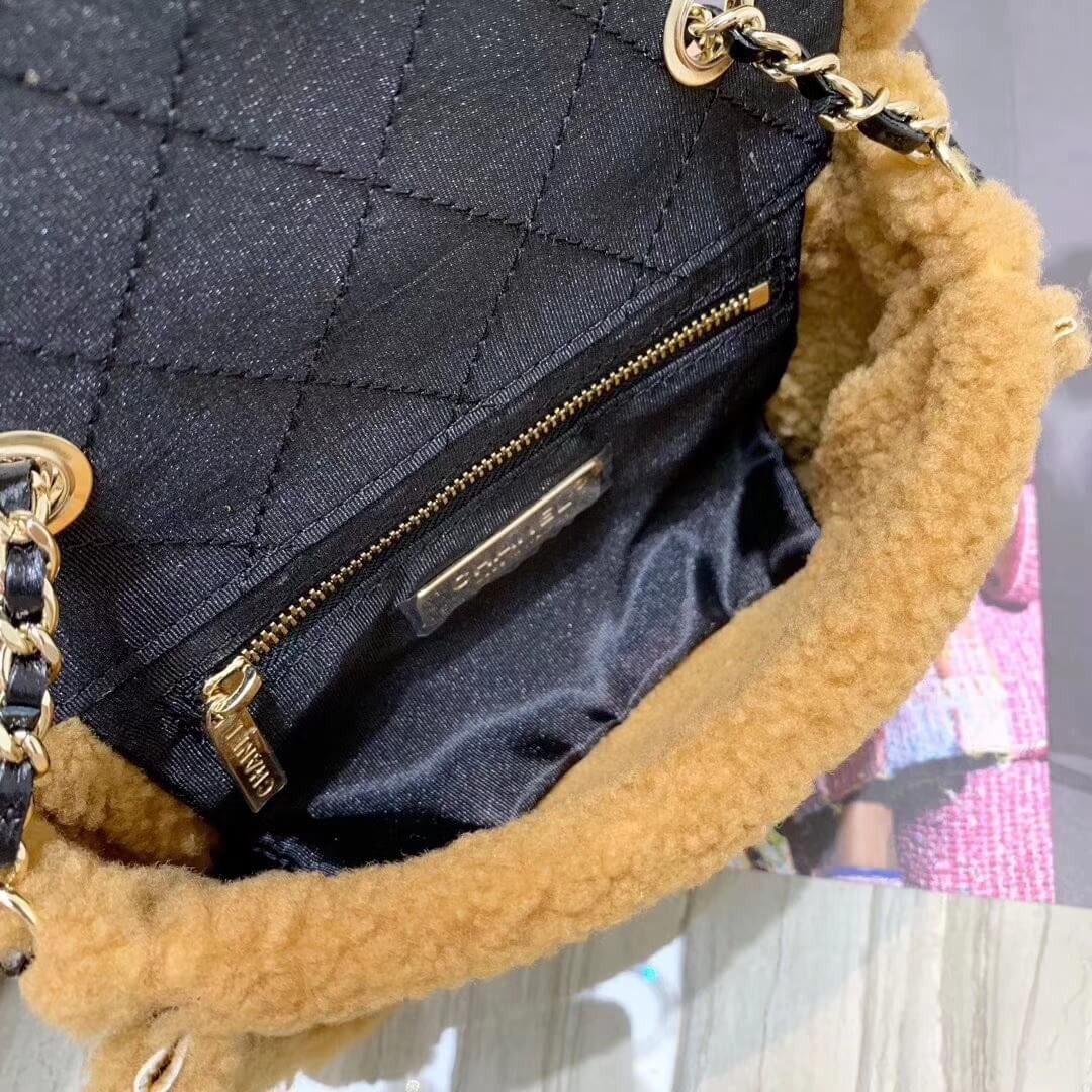 Chanel Sheepskin CC Flap Bag AS0321