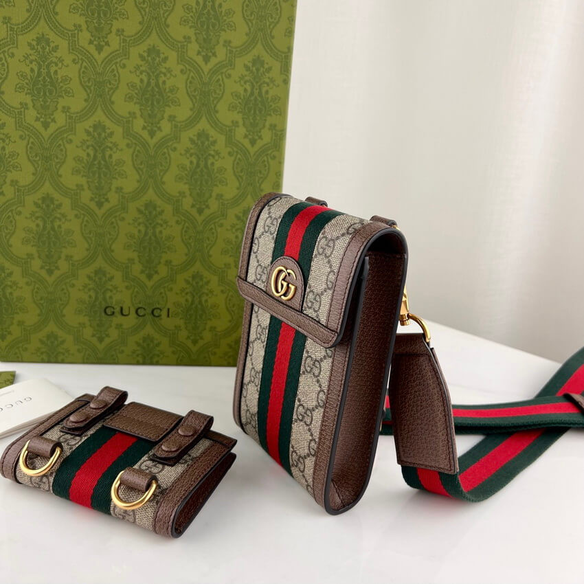 Gucci Ophidia Mini Bag and Detachable Wallet 699173