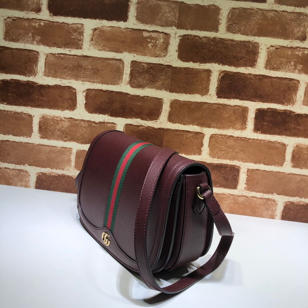 Gucci Ophidia Leather Small Shoulder Bag 601044