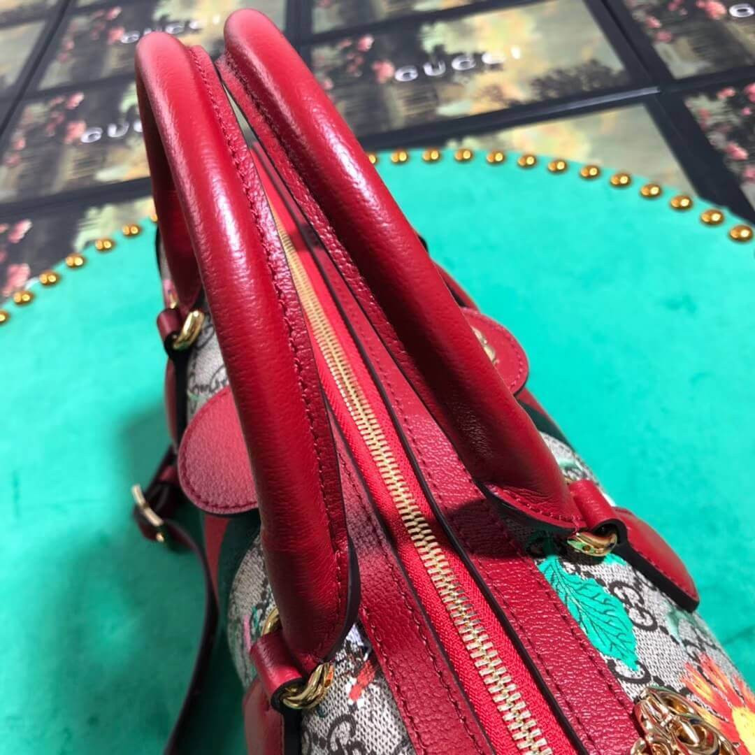 Gucci Ophidia GG Flora Medium Top Handle Bag 524532