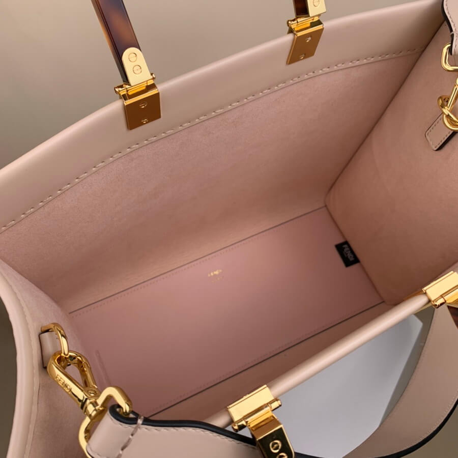 Fendi Medium Sunshine Shopper 8BH386 Light Pink