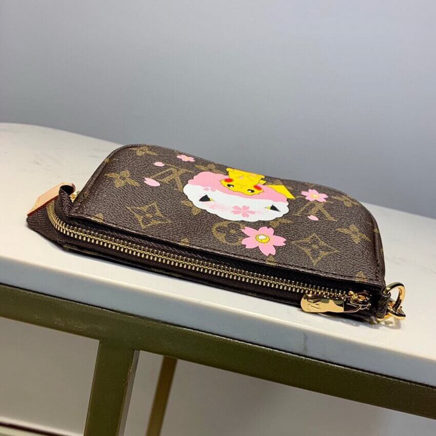 Louis Vuitton Pikachu Print Mini Pochette Accessoires M58009