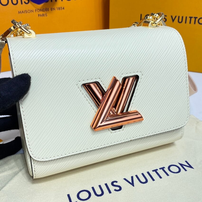 Louis Vuitton Epi Leather Twist PM M59687 White