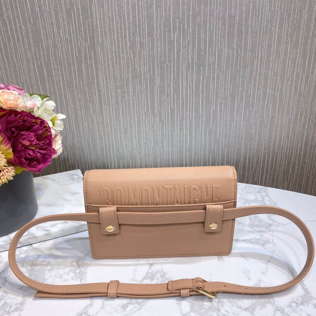 Christian Dior 30 Montaigne 2-In-1 Pouch Grained Calfskin S2086